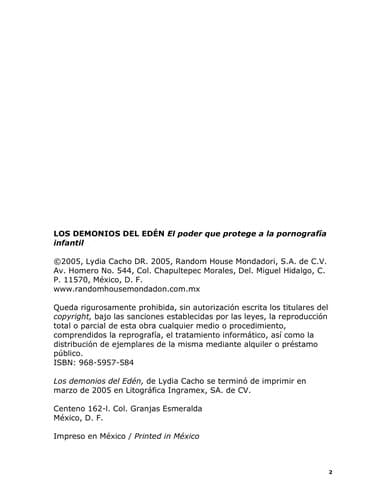 Portada de Los Demonios del Eden (The Demons of Eden)