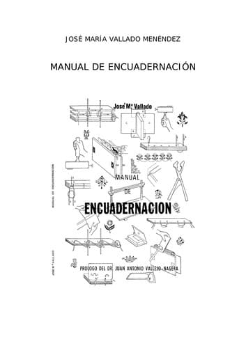 Portada de Manual de encuadernación