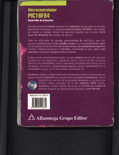 Portada de Microcontroladores PIC16F84