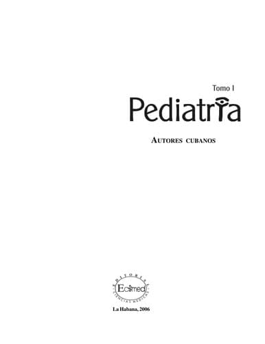 Portada de Pediatría