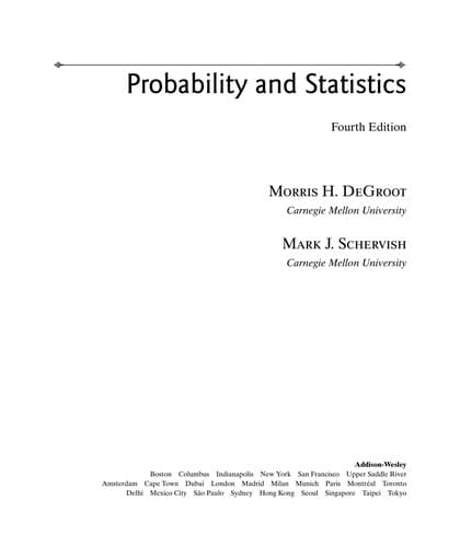Portada de Probability and statistics