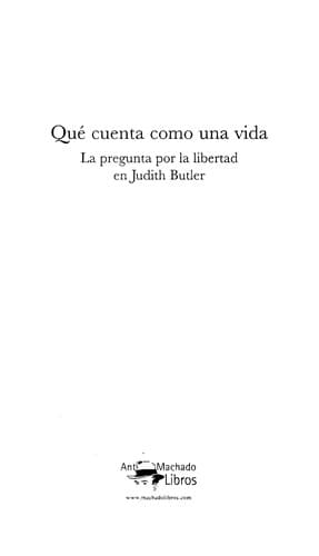 Portada de Qué cuenta como una vida