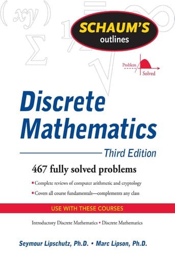 Portada de Schaum's outline of discrete mathematics