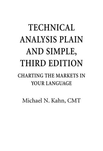 Portada de Technical analysis plain and simple