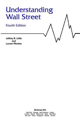 Portada de Understanding Wall Street