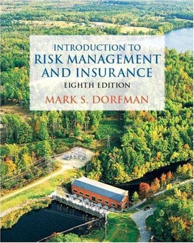 Portada de Introduction to Risk Management and Insurance (8th Edition)