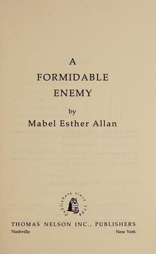 Portada de A formidable enemy