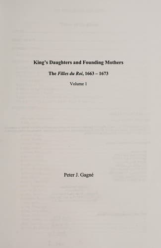 Portada de King's Daughters and Founding Mothers