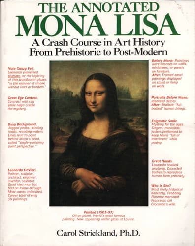 Portada de The annotated Mona Lisa