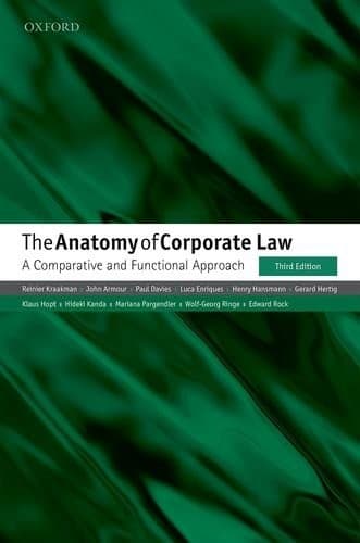 Portada de The Anatomy of Corporate Law