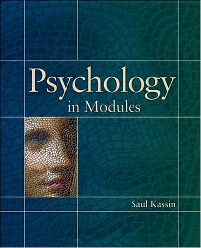 Portada de Psychology in Modules