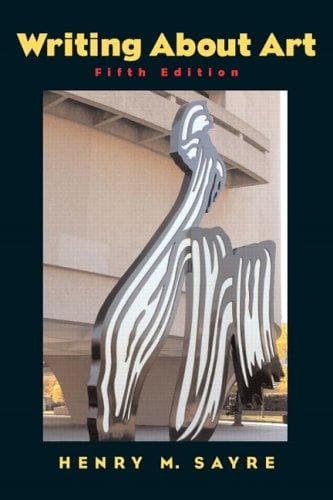 Portada de Writing About Art (5th Edition)