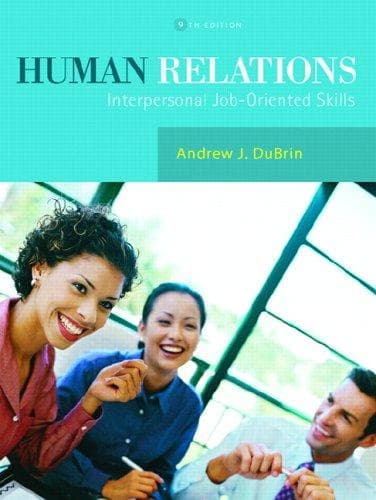 Portada de Human relations