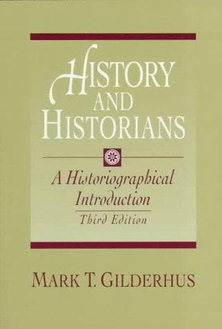 Portada de History and historians