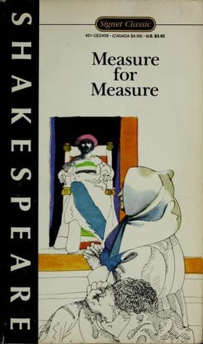 Portada de Measure for Measure (Shakespeare, Signet Classic)