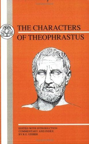 Portada de The characters of Theophrastus
