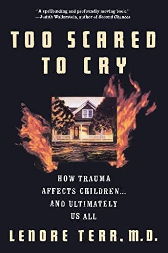 Portada de Too scared to cry