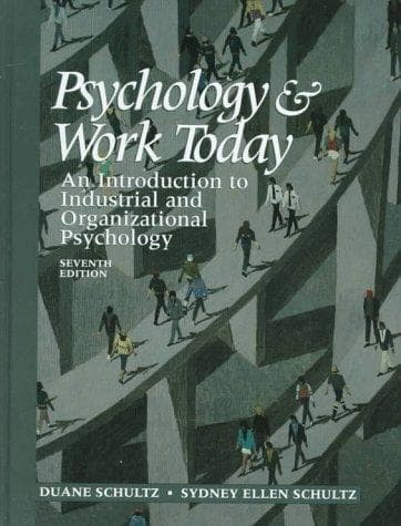 Portada de Psychology and Work Today