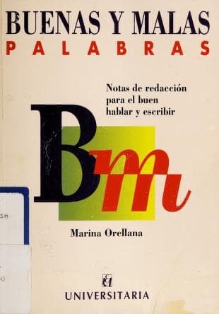 Portada de Buenas y malas palabras