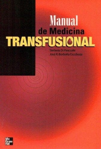 Portada de Manual de Medicina Transfusional