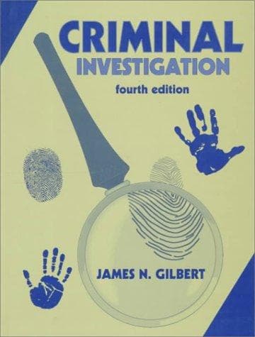 Portada de Criminal investigation