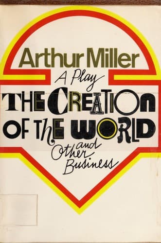Portada de The creation of the world and other business; a play.