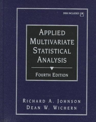 Portada de Applied multivariate statistical analysis