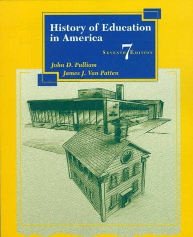 Portada de History of education in America