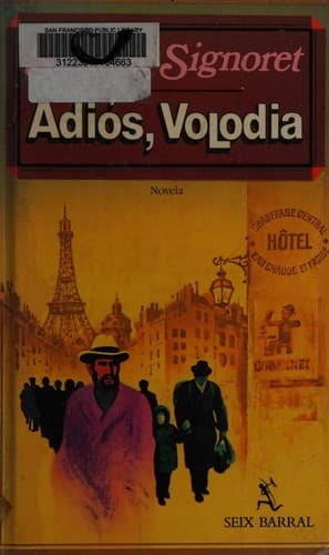 Portada de Adios, Volodia/Adieu, Volodya
