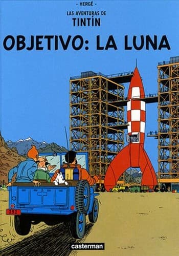 Portada de Tintín; Objetivo la luna