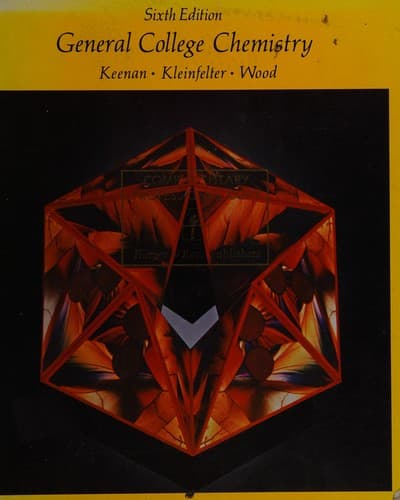 Portada de General college chemistry