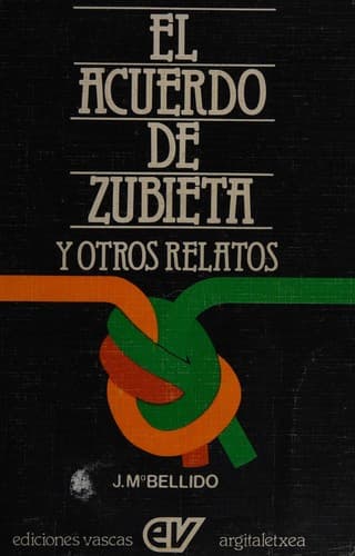 Portada de El acuerdo de Zubieta y otros relatos
