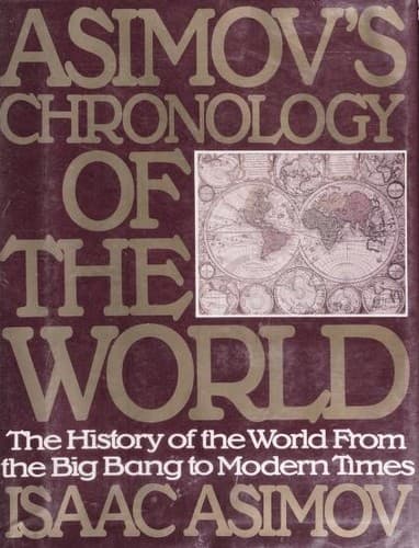 Portada de Asimov's chronology of the world