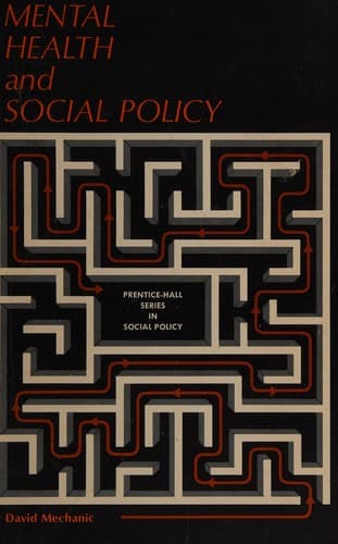Portada de Mental health and social policy.