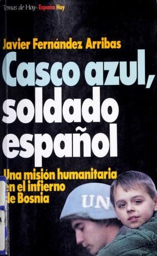 Portada de Casco azul, soldado español