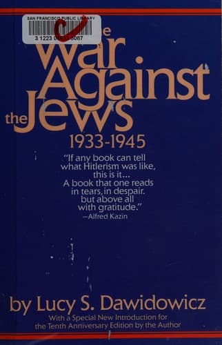 Portada de The war against the Jews, 1933-1945