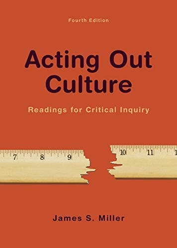 Portada de Acting Out Culture