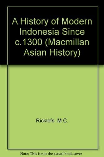 Portada de A history of modern Indonesia since c. 1300
