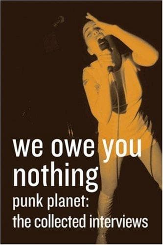 Portada de We owe you nothing