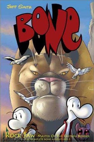 Portada de Rockjaw, Master of the Eastern Border (Bone, Book 5)