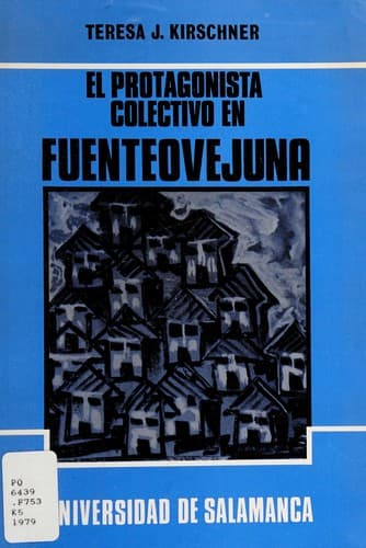 Portada de El protagonista colectivo en Fuenteovejuna de Lope de Vega