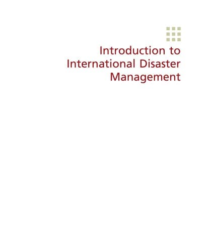Portada de Introduction to international disaster management