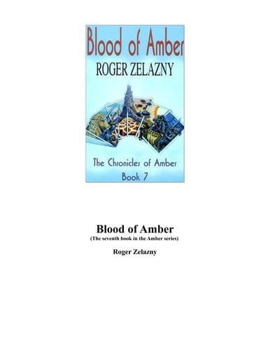 Portada de Blood of Amber