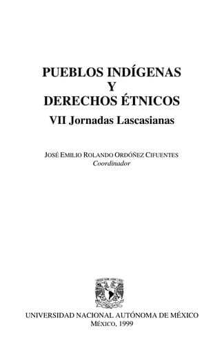 Portada de Pueblos indígenas y derechos étnicos