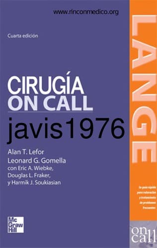 Portada de Cirugi a on call
