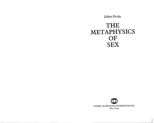 Portada de The metaphysics of sex