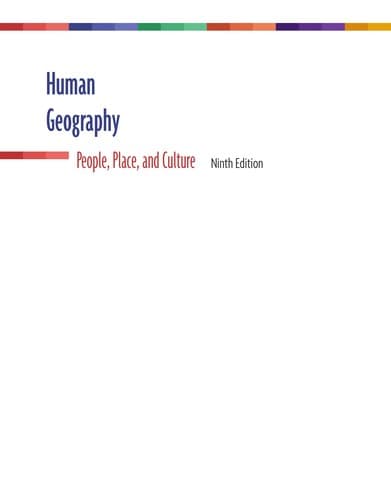 Portada de Human geography
