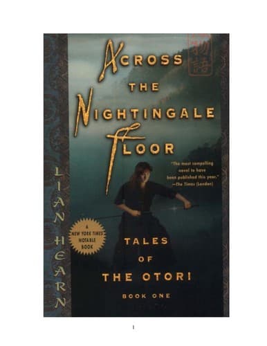 Portada de Across the nightingale floor