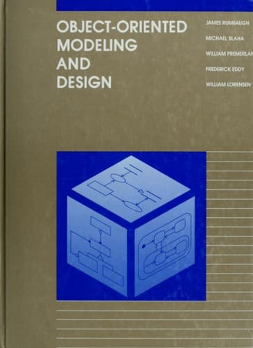 Portada de Object-oriented modeling and design