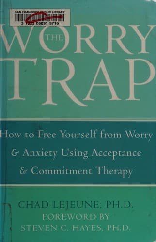 Portada de The worry trap